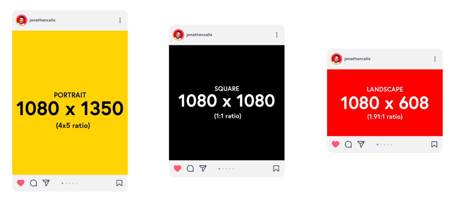 Understanding Instagram sizes and aspect ratios in 2022 – Jonathan Calix